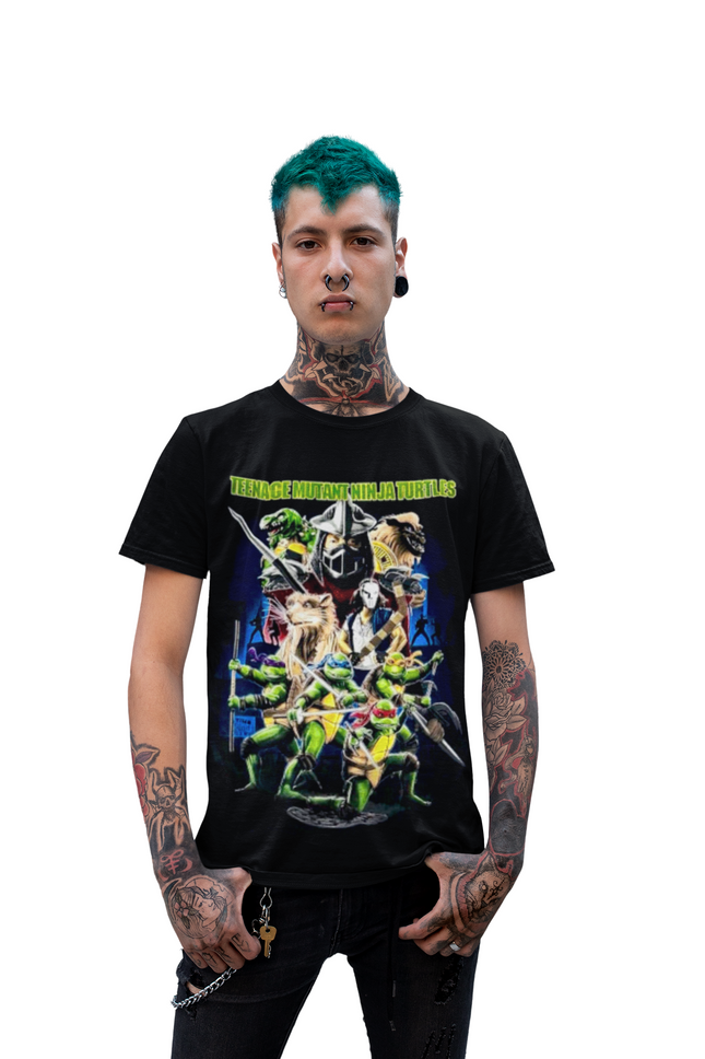 Polera Tortugas Ninjas La Pelicula -Adultos