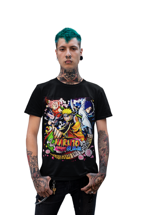 Camiseta Naruto Equipo 7 Kakashi