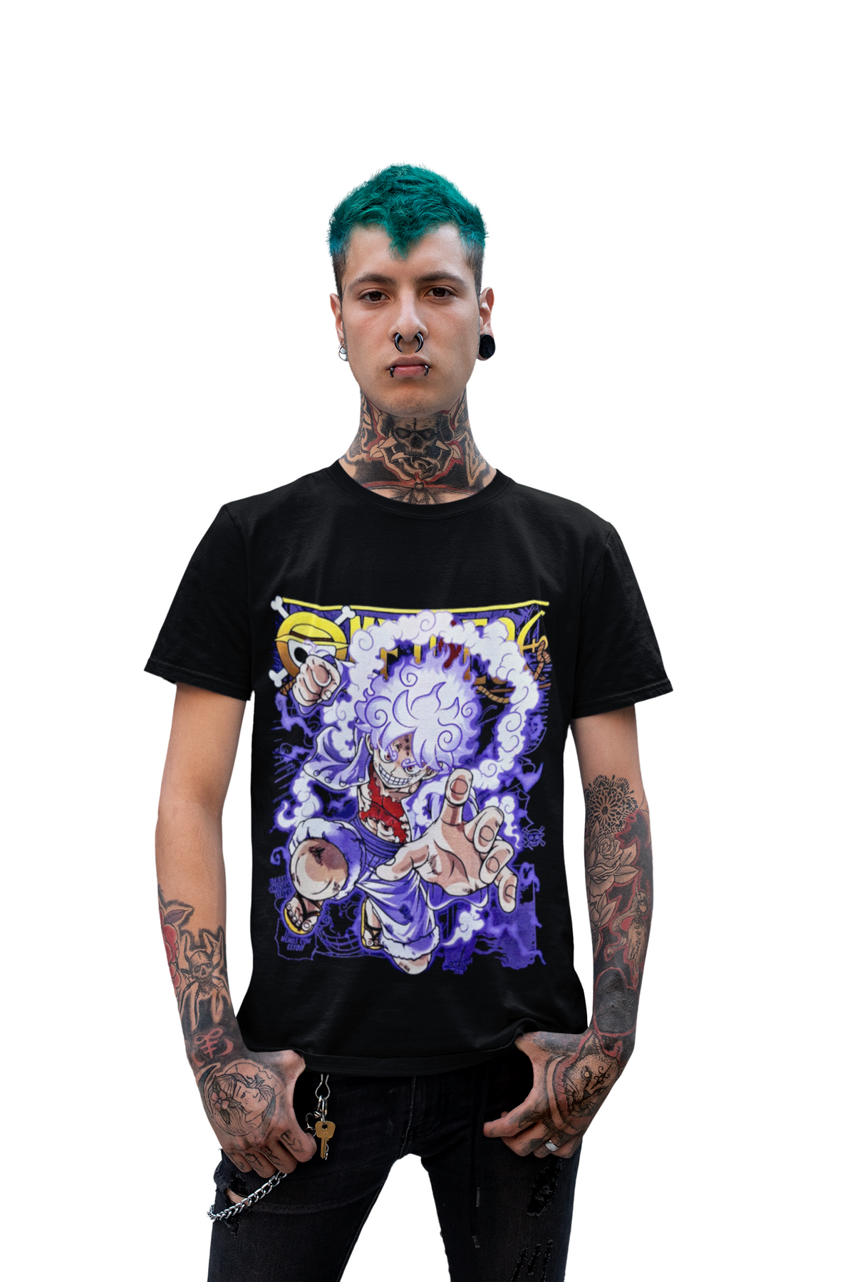 Polera Luffy Gear 5 - Adultos