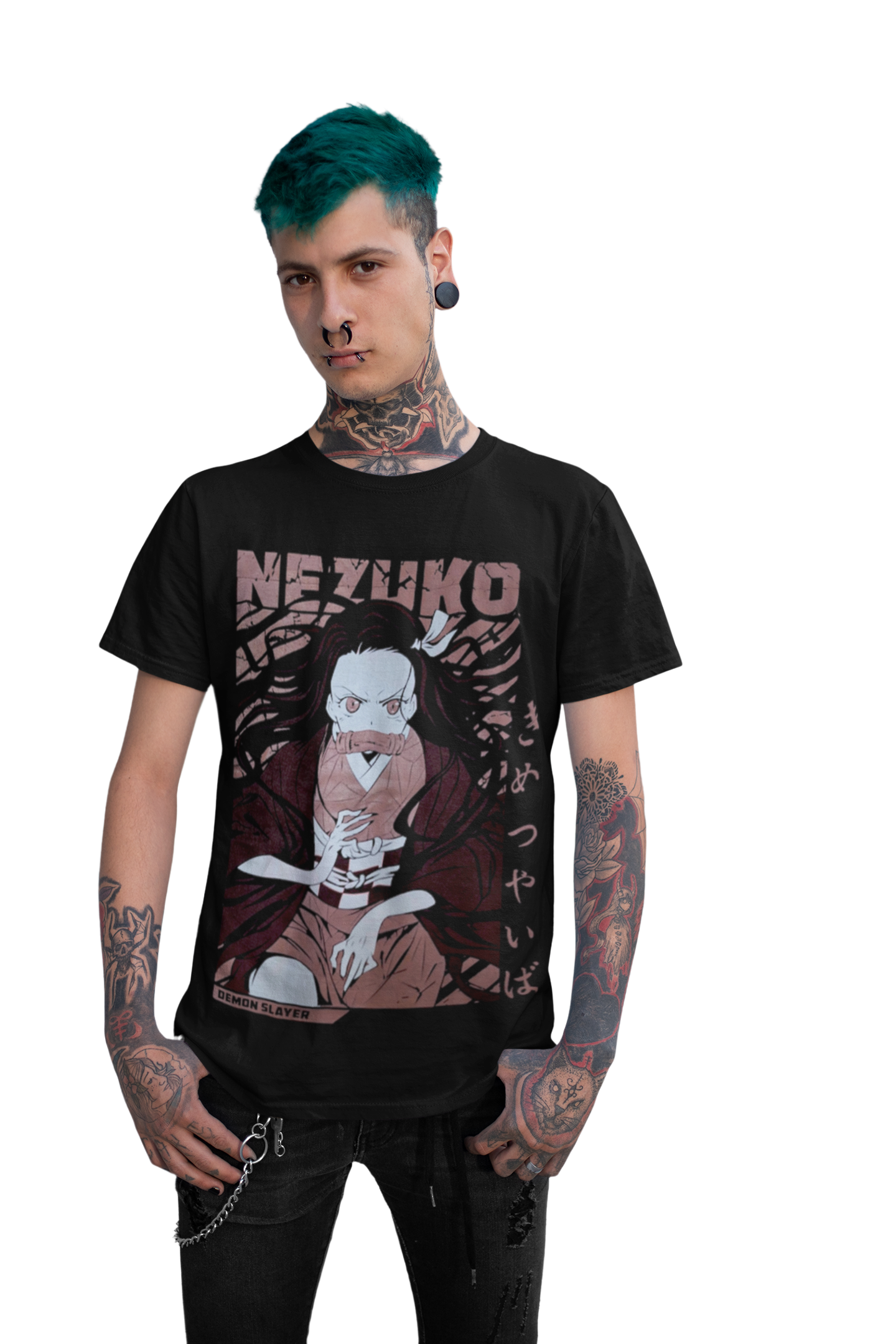 Polera Nezuko Rosa