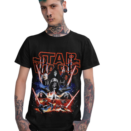 Polera Star Wars el lado oscuro de la fuerza