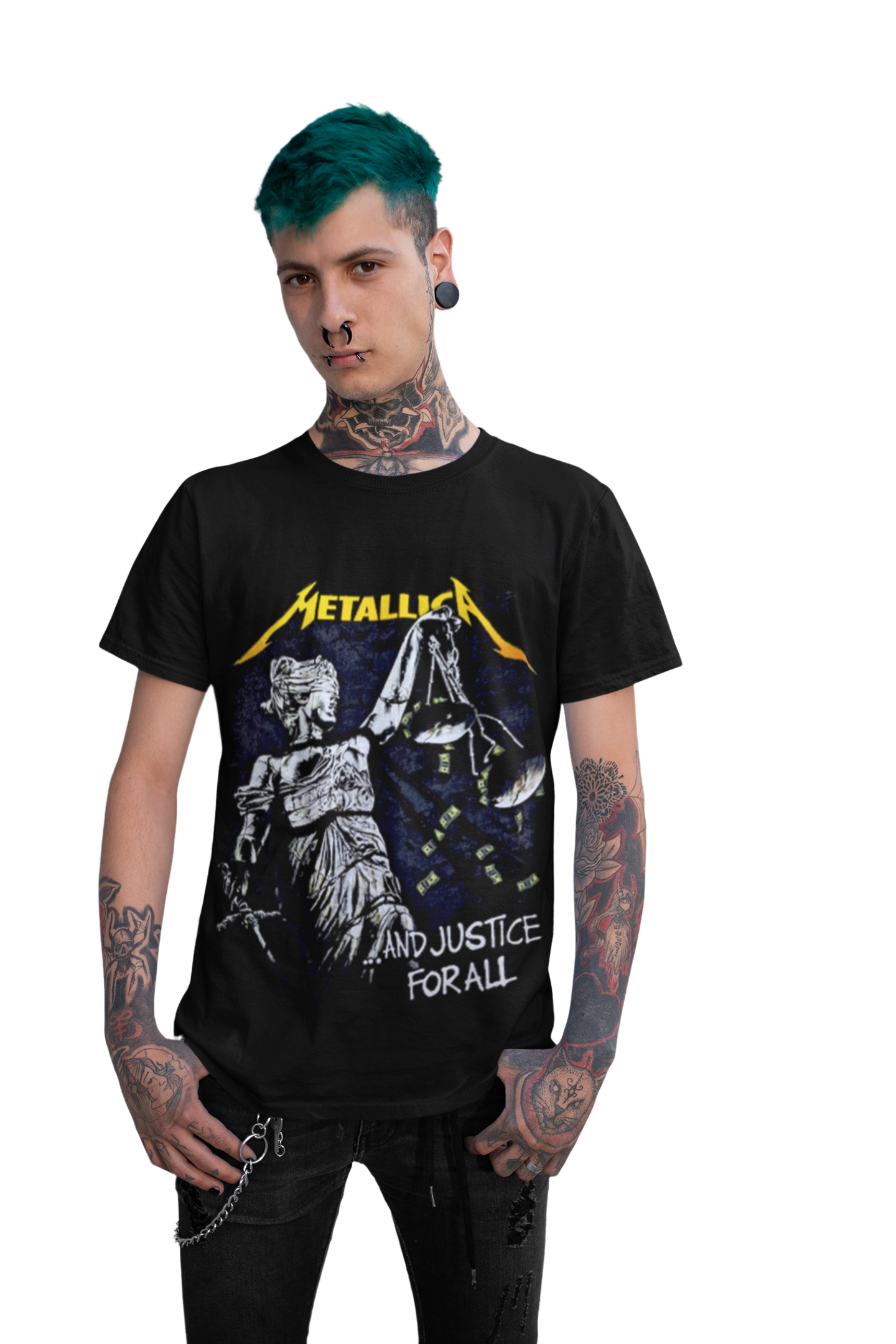 Polera Metallica and justice for all