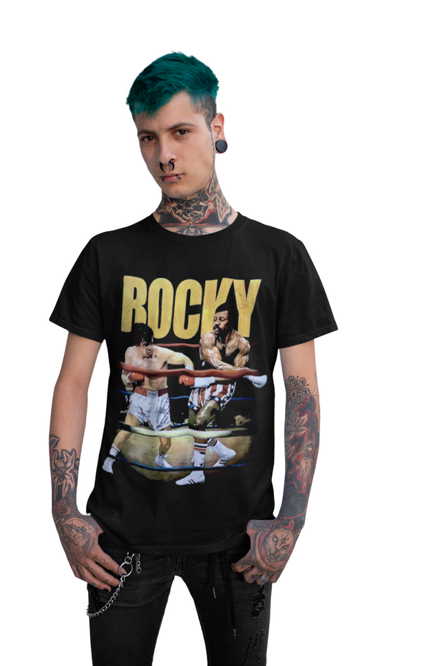 Polera Rocky Balboa VS Apollo Creed
