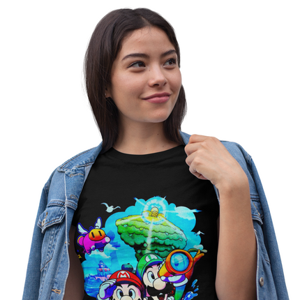 Polera Mario Luigi Brothership -Adultos