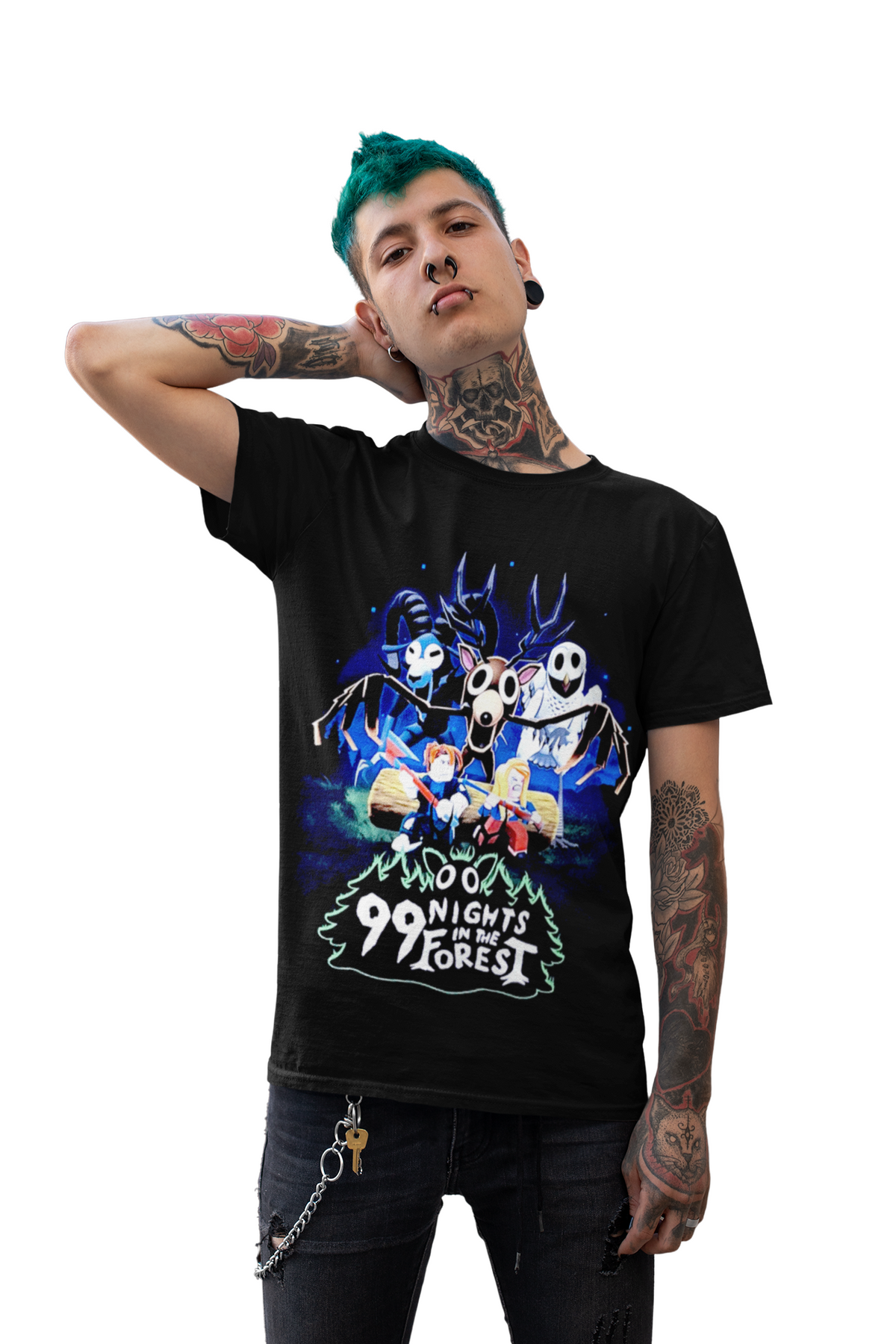 Camiseta Roblox 99 Noches en el Bosque - Adultos