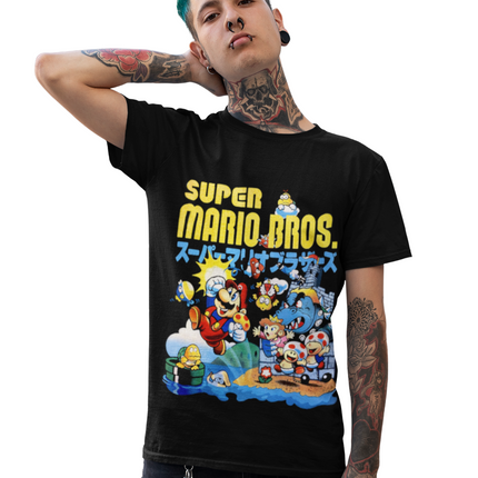 Polera Super Mario Bros -Adultos