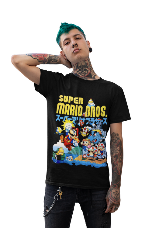 Camiseta Super Mario Bros -Adultos