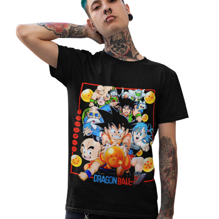 Polera Dragon Ball Personajes -Adultos