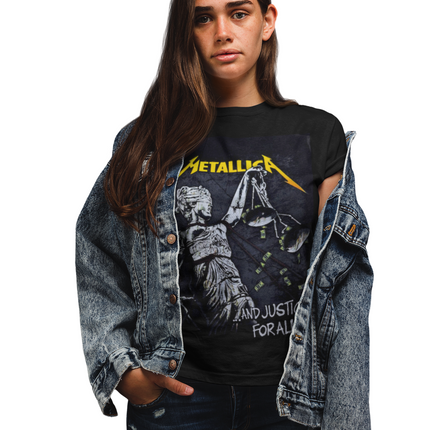 Polera Metallica and Justice For All