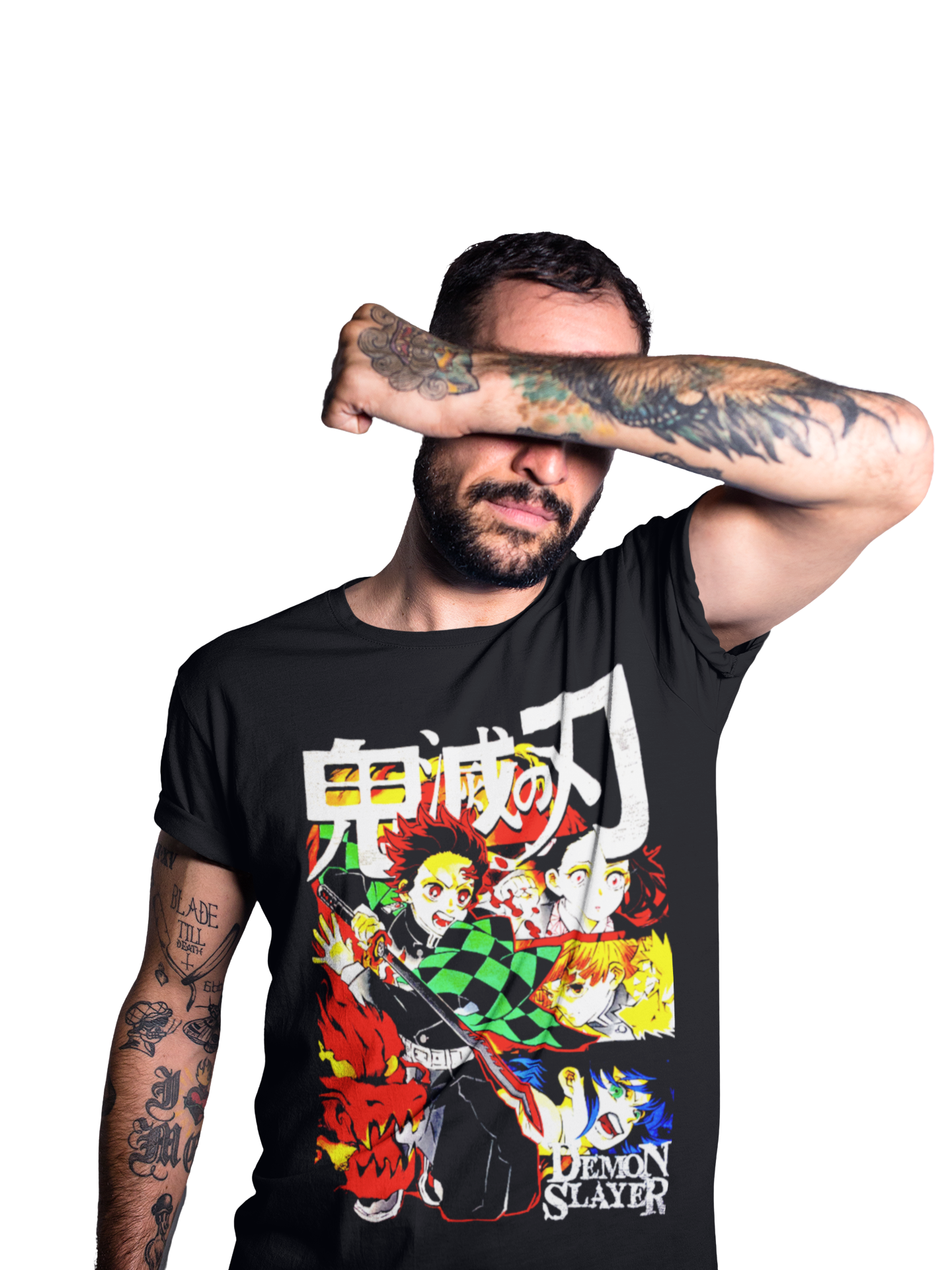 polera Kimetsu no Yaiba personajes