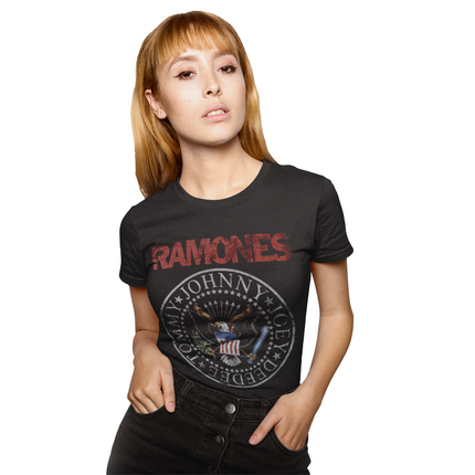 Polera Ramones Hey Ho Let's Go