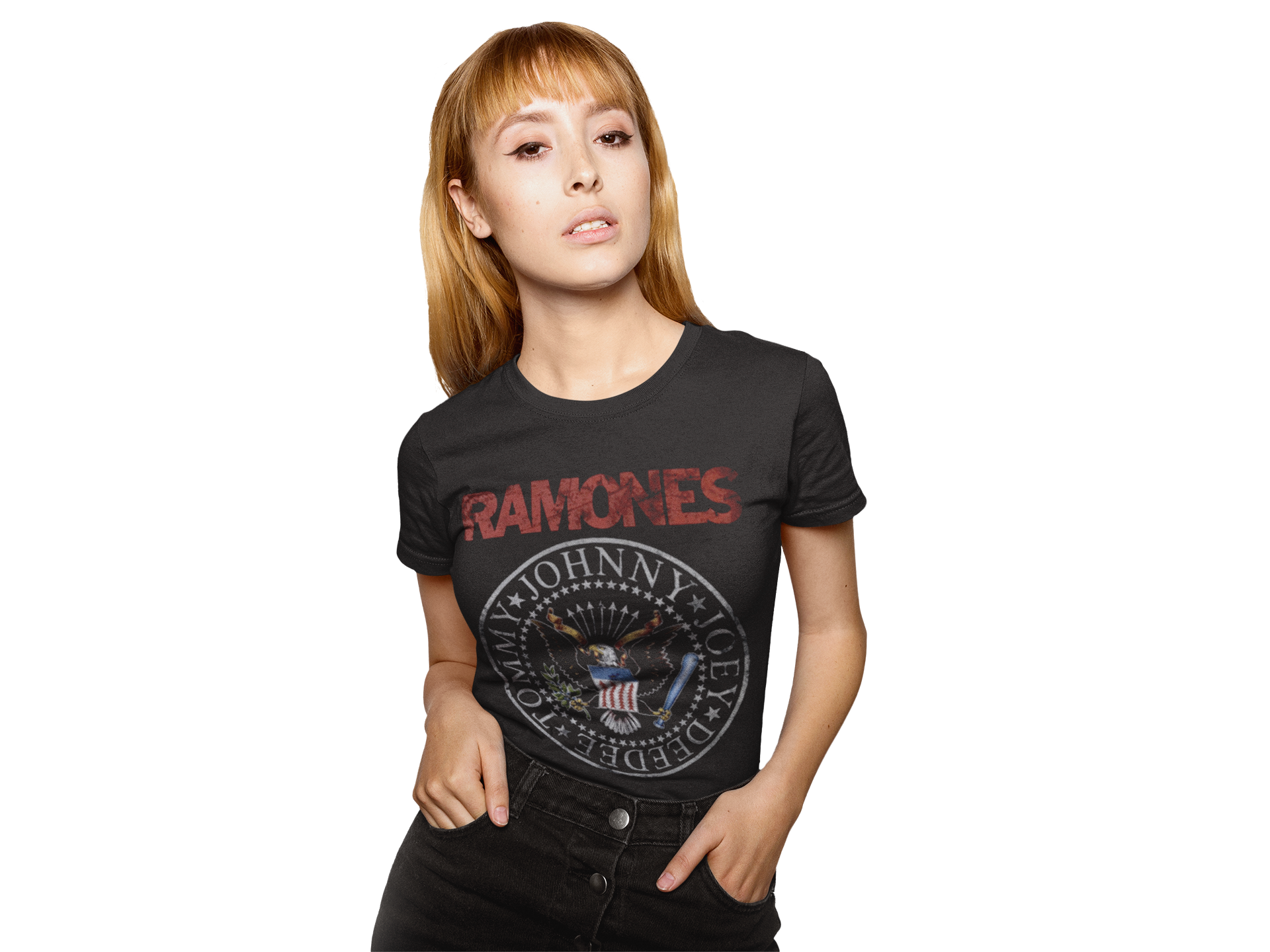 Polera Ramones Hey Ho Let's Go