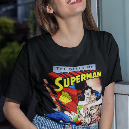 Polera Superman The Death Of -Adultos