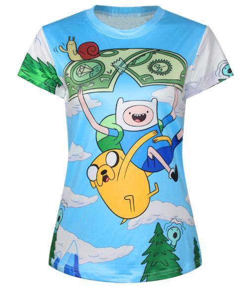 polera jake and finn dolar - amplitudmodulada