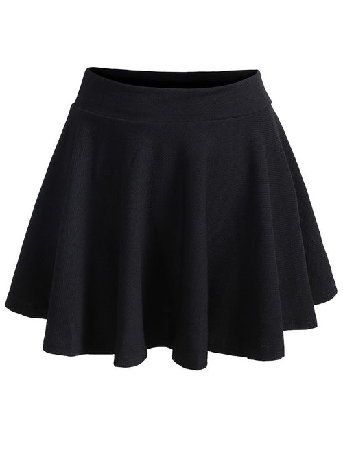 falda skater negra - amplitudmodulada