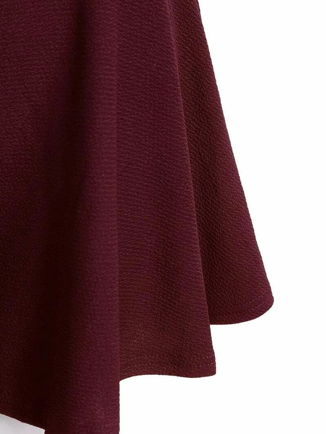 Falda Skater Burdeo - amplitudmodulada
