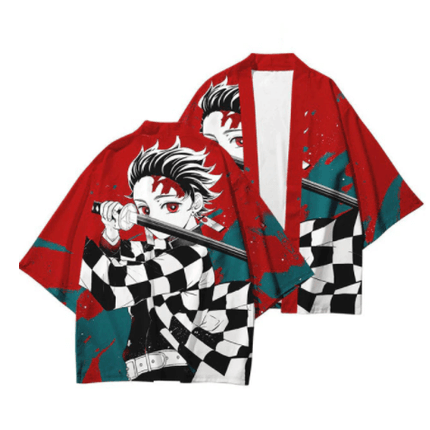 Kimono Tanjiro Kamado cazador - amplitudmodulada
