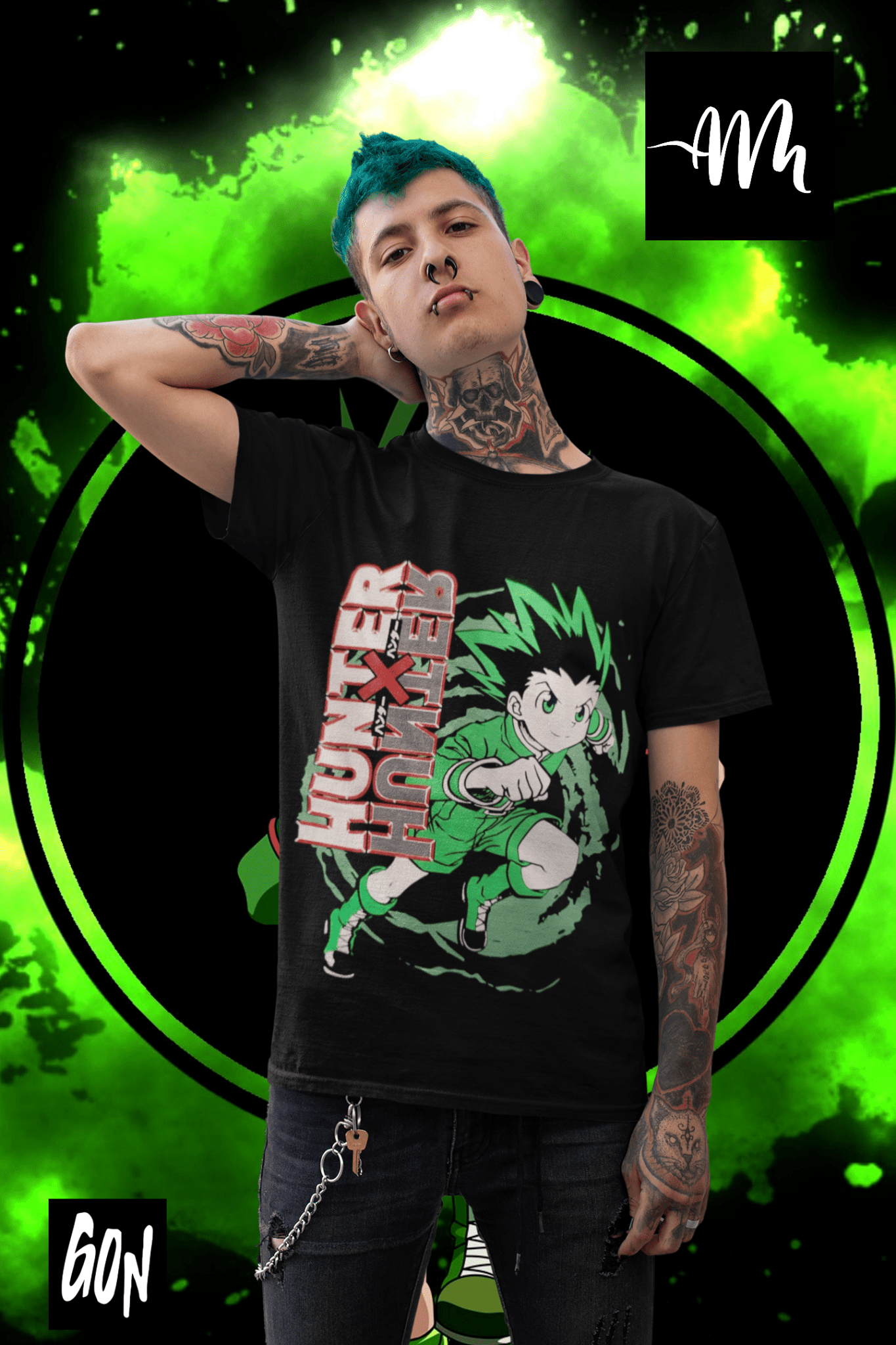 Polera Hunter x Gon - amplitudmodulada