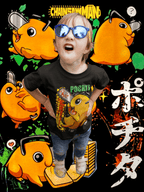 Polera de Pochita chainsaw man - amplitudmodulada