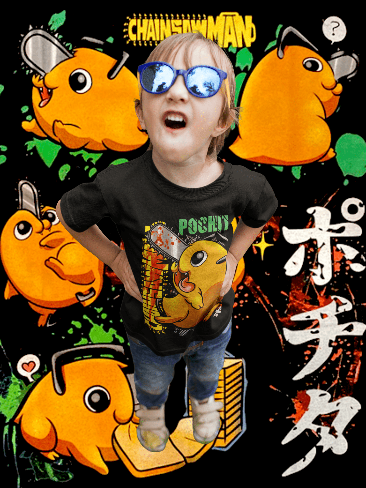 Polera de Pochita chainsaw man - amplitudmodulada