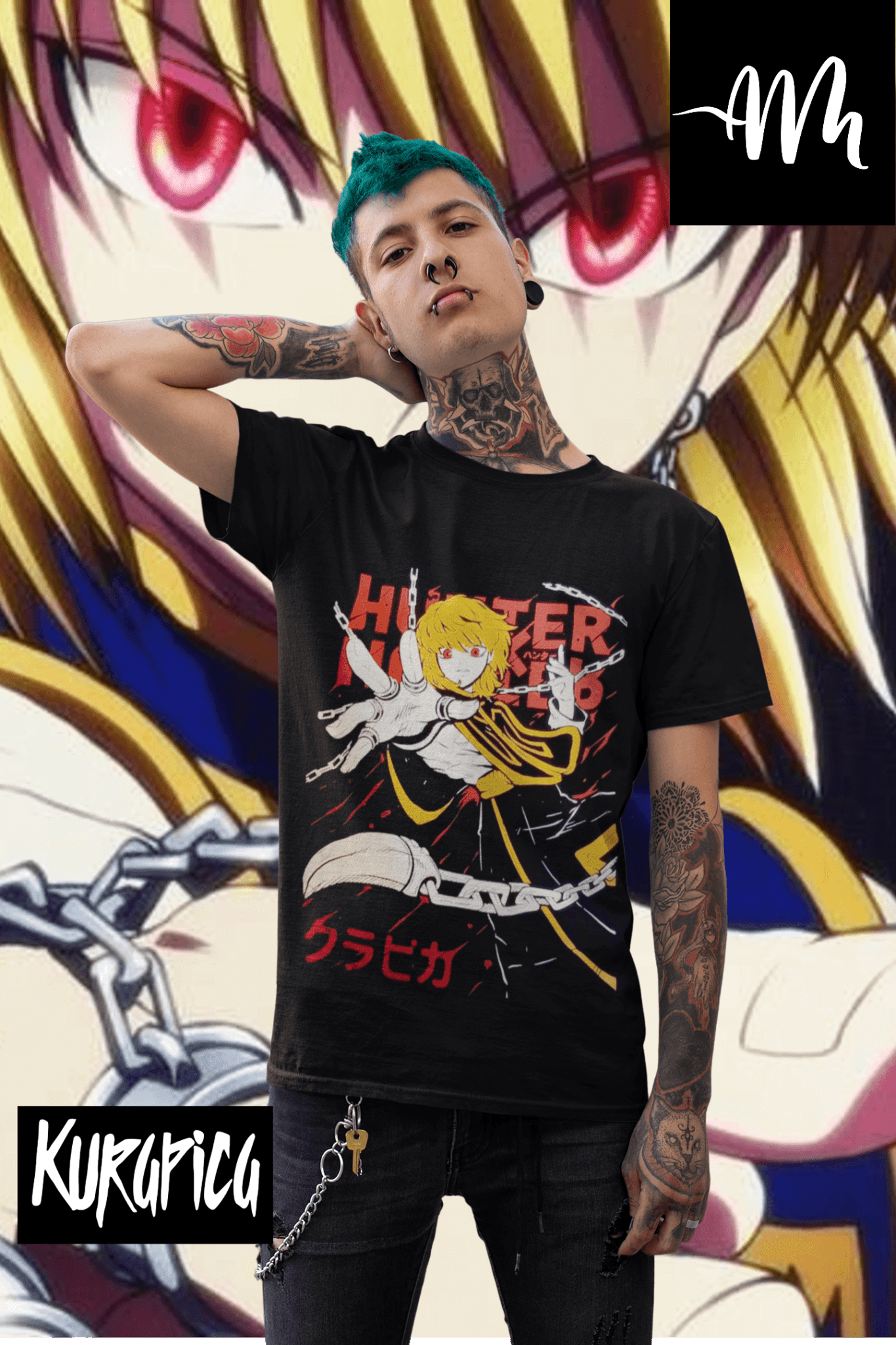 Polera Hunter x Kurapica - amplitudmodulada
