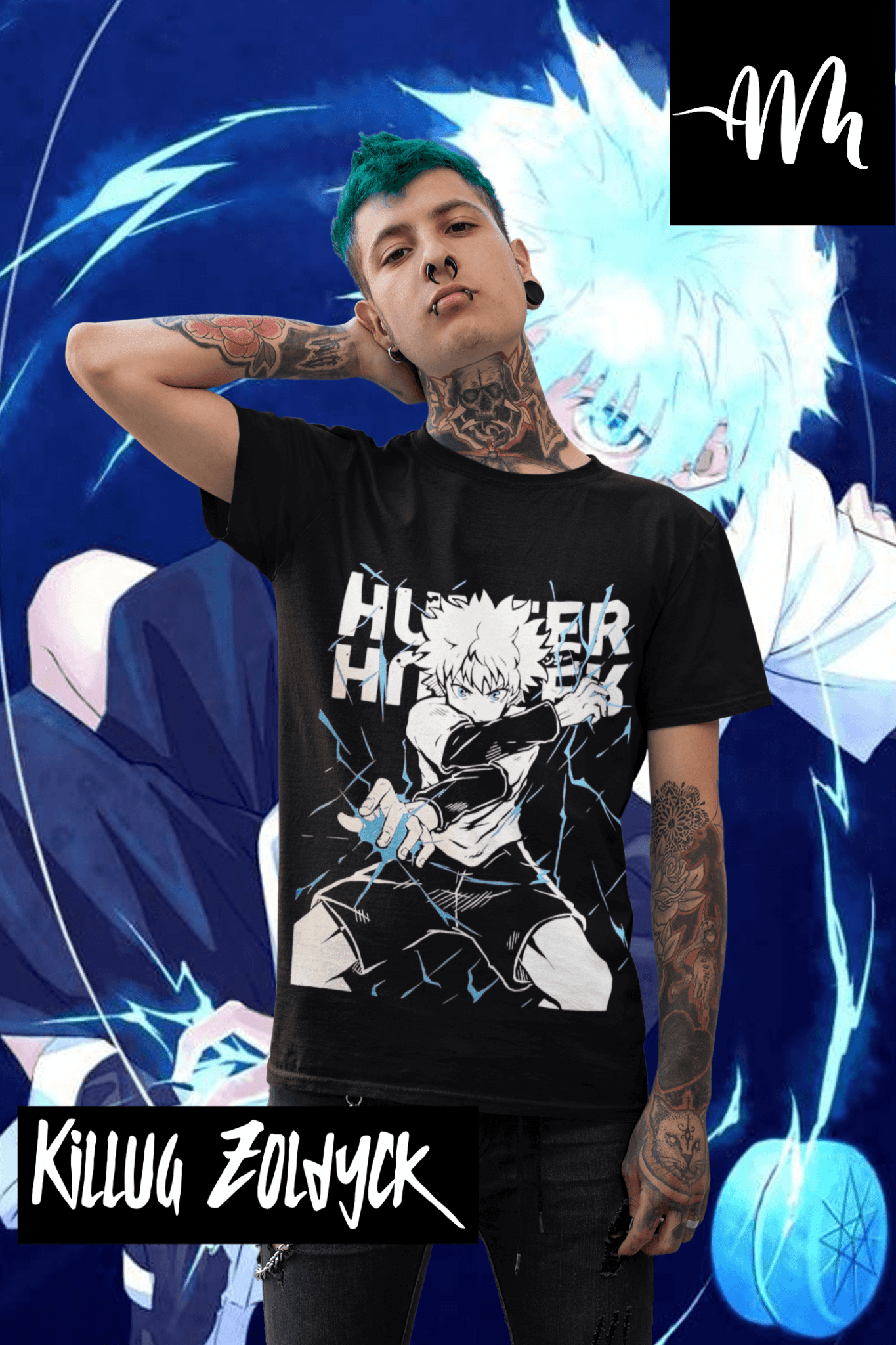 Polera Hunter x Killua Zoldyck - amplitudmodulada