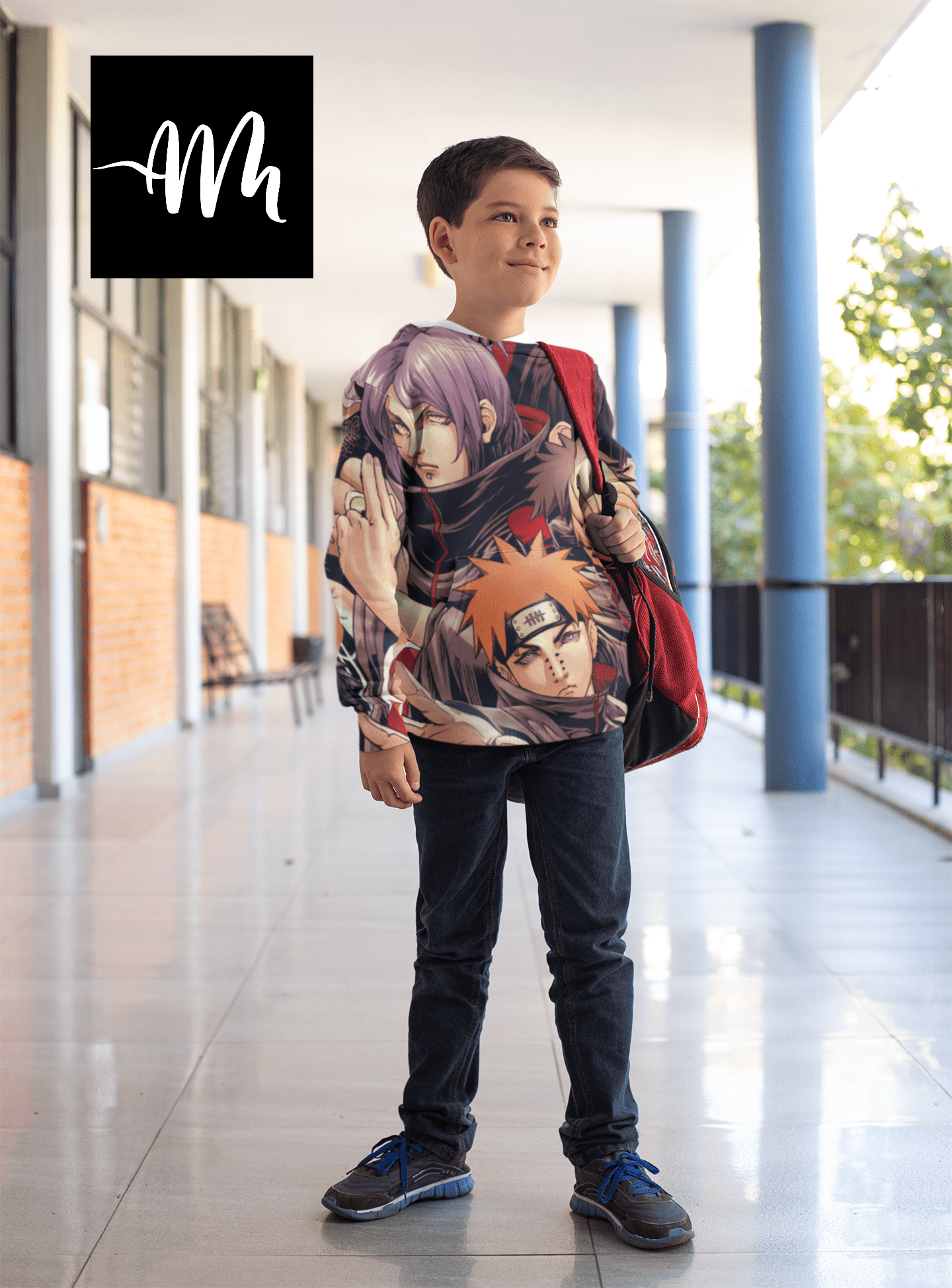 Poleron Naruto akatsuki sublimado - amplitudmodulada