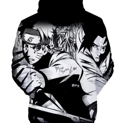 Poleron Naruto Black - amplitudmodulada