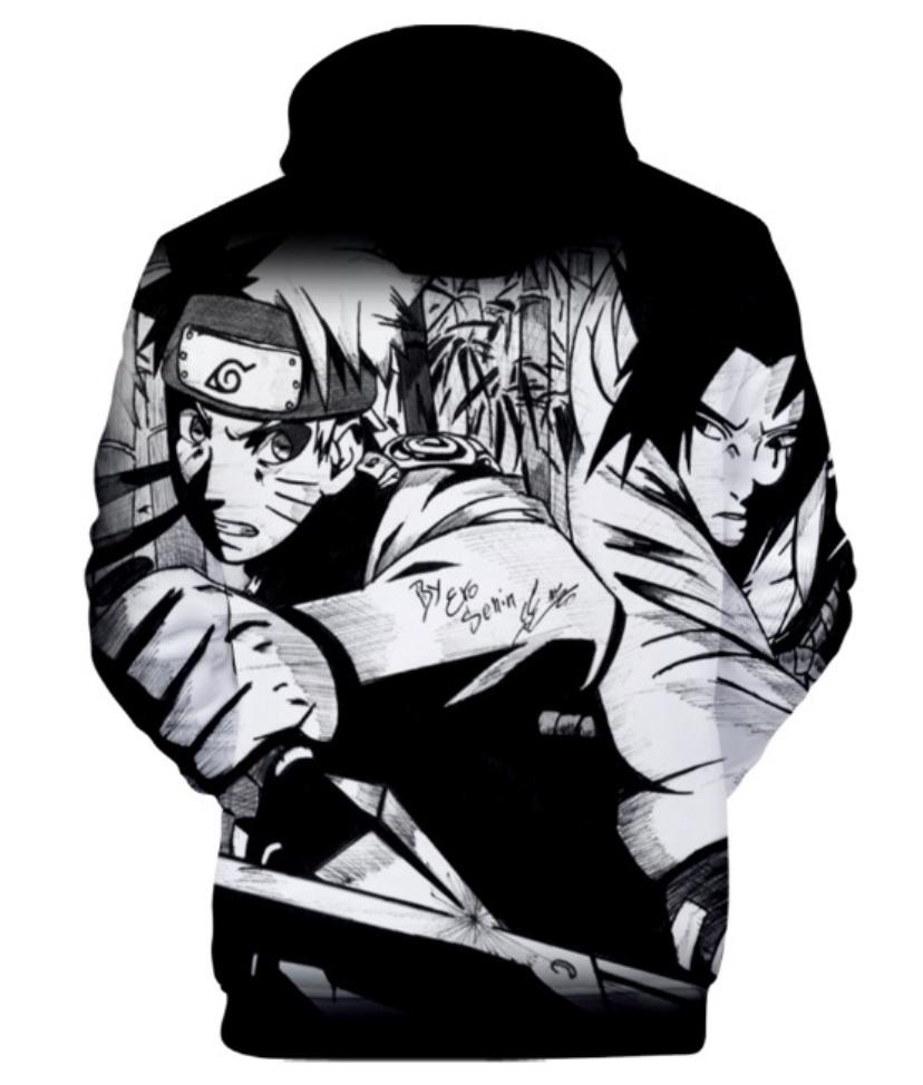 Poleron Naruto Black - amplitudmodulada