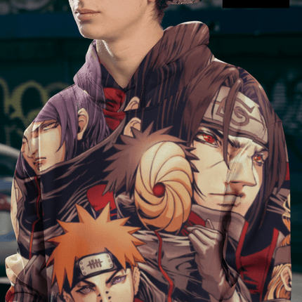 Poleron Naruto akatsuki sublimado - amplitudmodulada