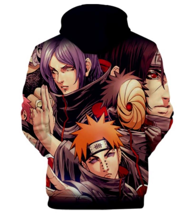 Poleron Naruto akatsuki sublimado - amplitudmodulada