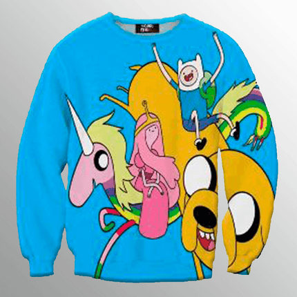 Poleron Hora de Aventura princesa unicornio - amplitudmodulada