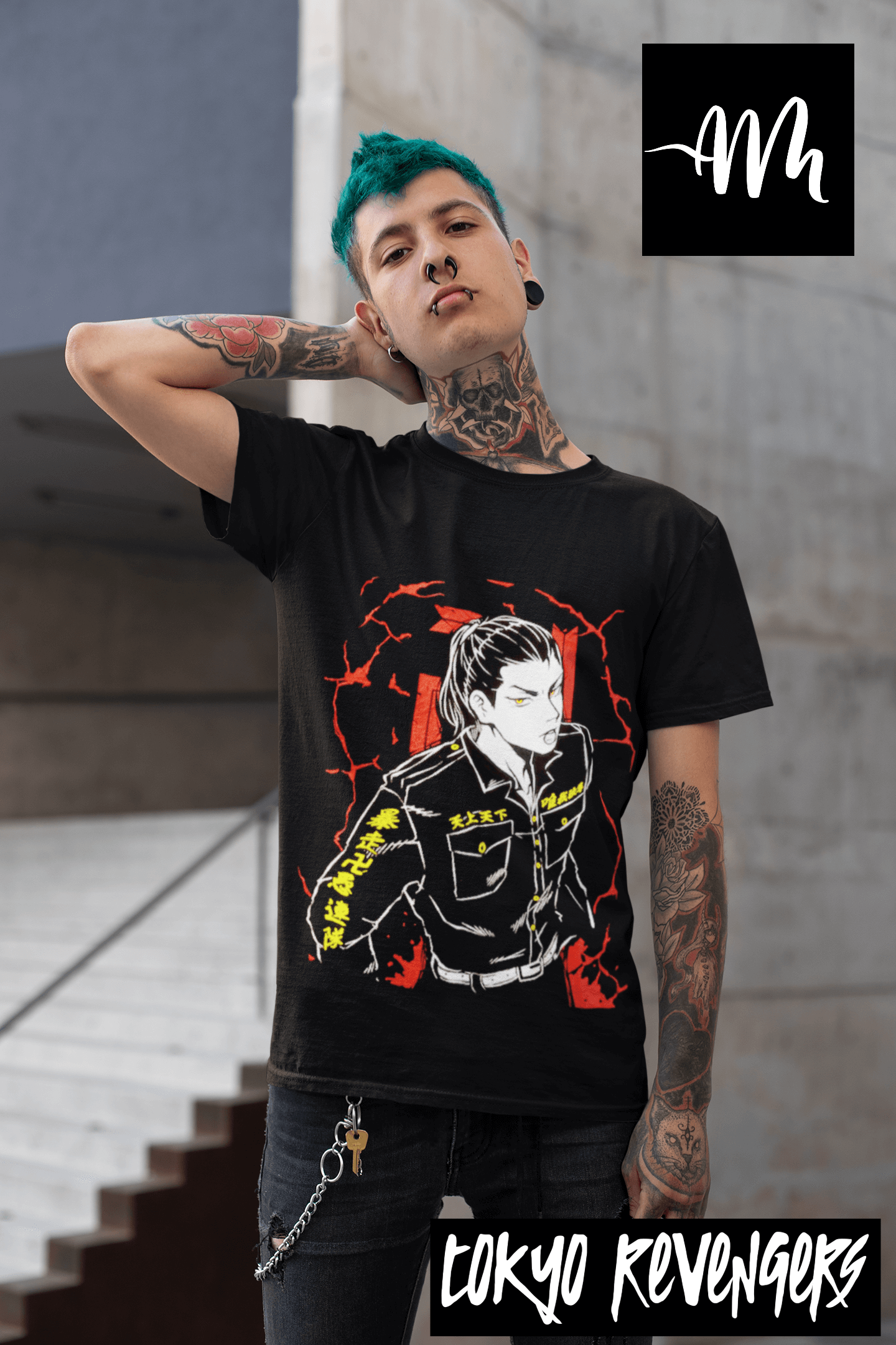 Polera Tokyo revengers Keisuke - amplitudmodulada