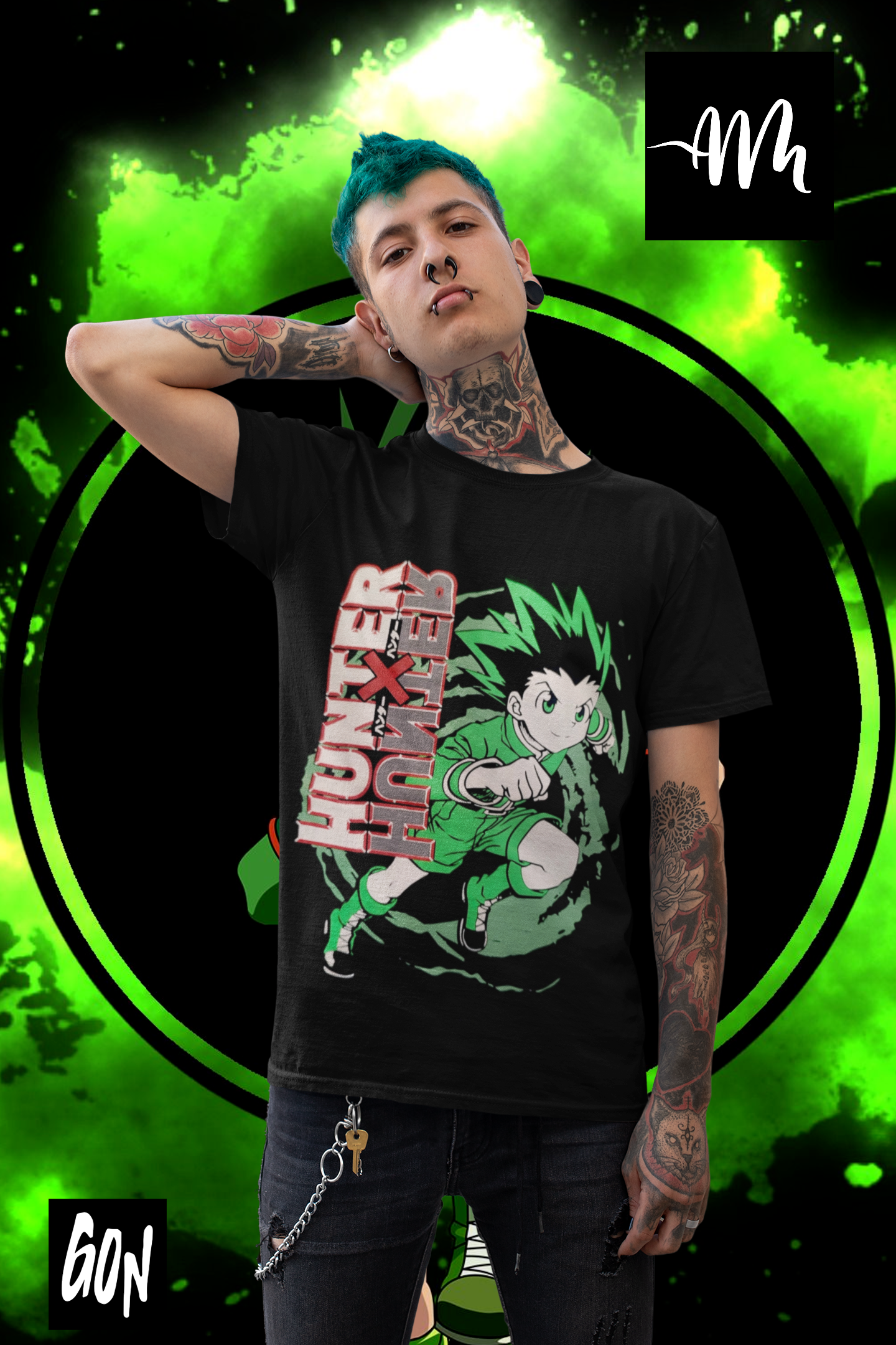 Polera Hunter x Gon - amplitudmodulada
