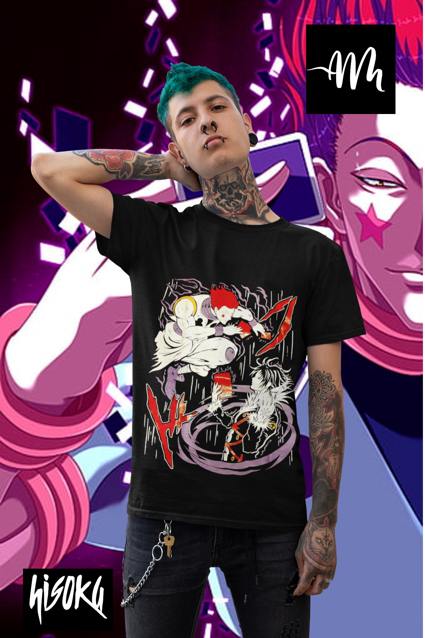 Polera hisoka morow hunter x hunter - amplitudmodulada