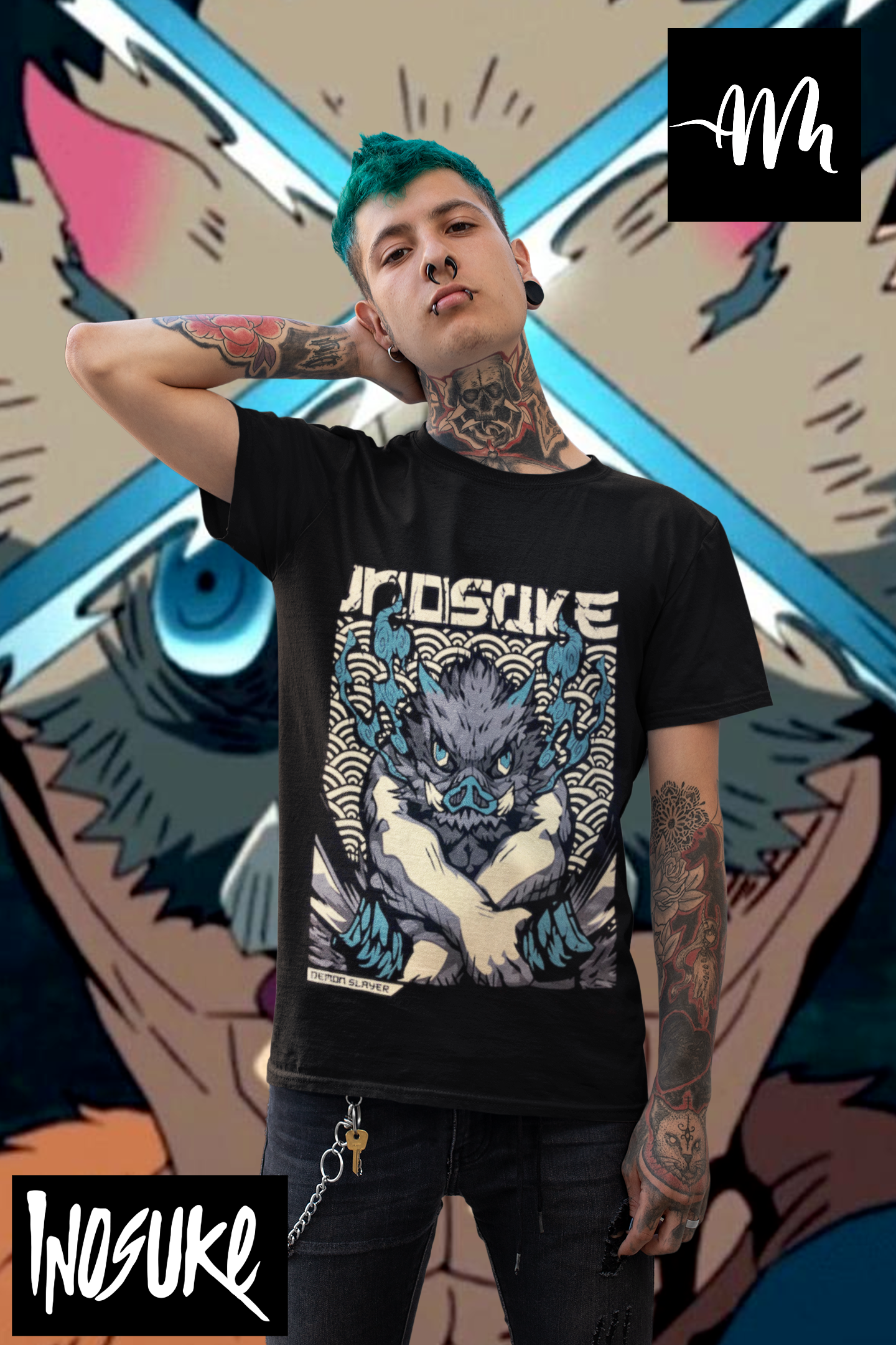 Polera Inosuke Kimetsu no Yaiba - amplitudmodulada